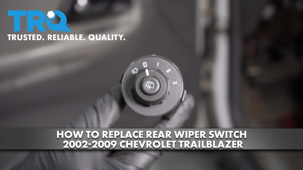 How to replace Rear Wiper Switch 2002-2009 Chevrolet Trailblazer