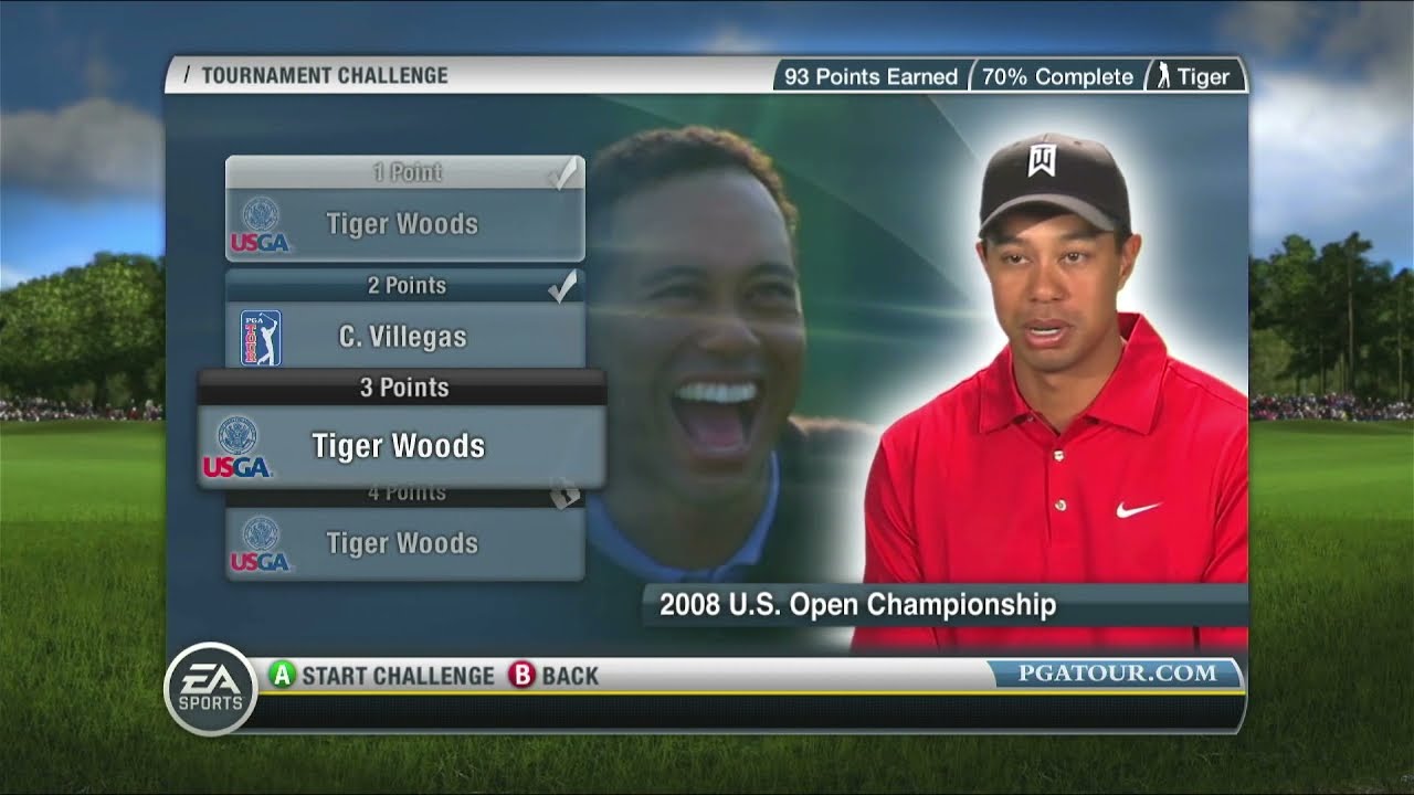 Tiger Woods PGA Tour 10: Tournament Challenge (Part 1)
