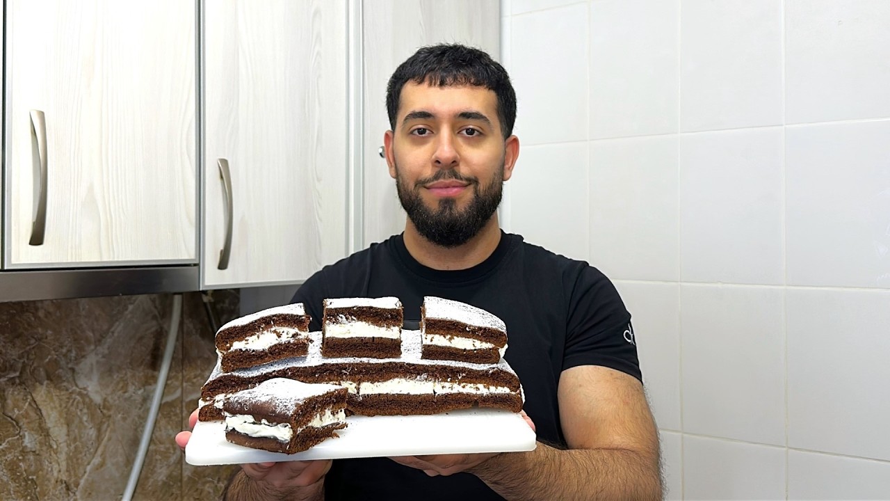 ВКУС не Передать Словами! Шоколадный Десерт с Творожным Кремом! Самый Простой и Вкусный Рецепт!