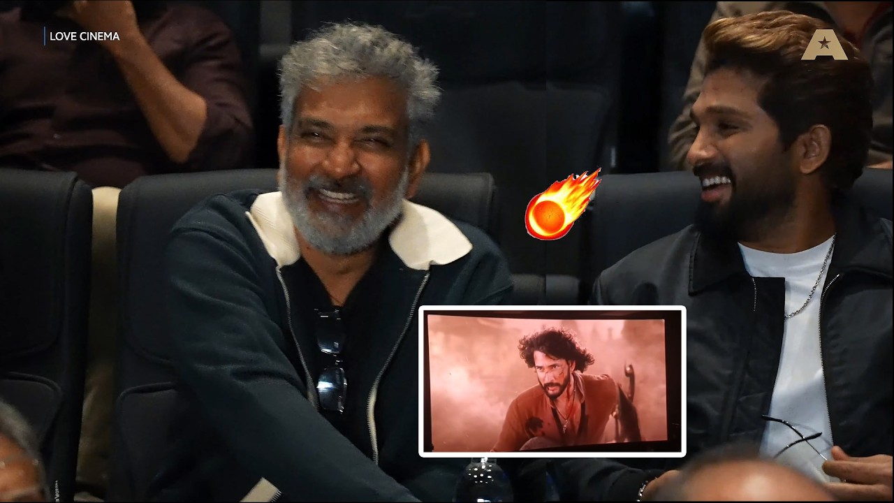 Rajamouli Stunned by the Video quality at ALLU CINEMAS | Allu Arjun | Allu Aravind