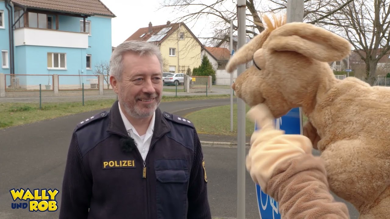 Wally und Rob erklären die wichtigsten Verkehrszeichen im Straßenverkehr