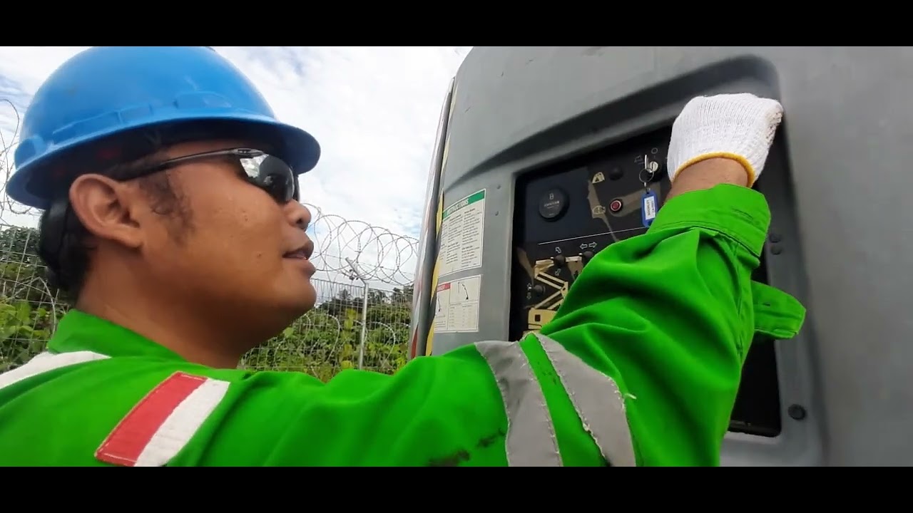 Pengoprasian unit manlift GENIE Z-62/40 #manlift #trending #tutorial