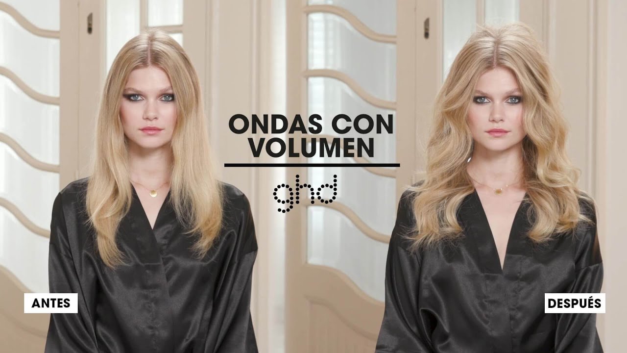 Ondas con volumen | Cepillo eléctrico de volumen ghd rise