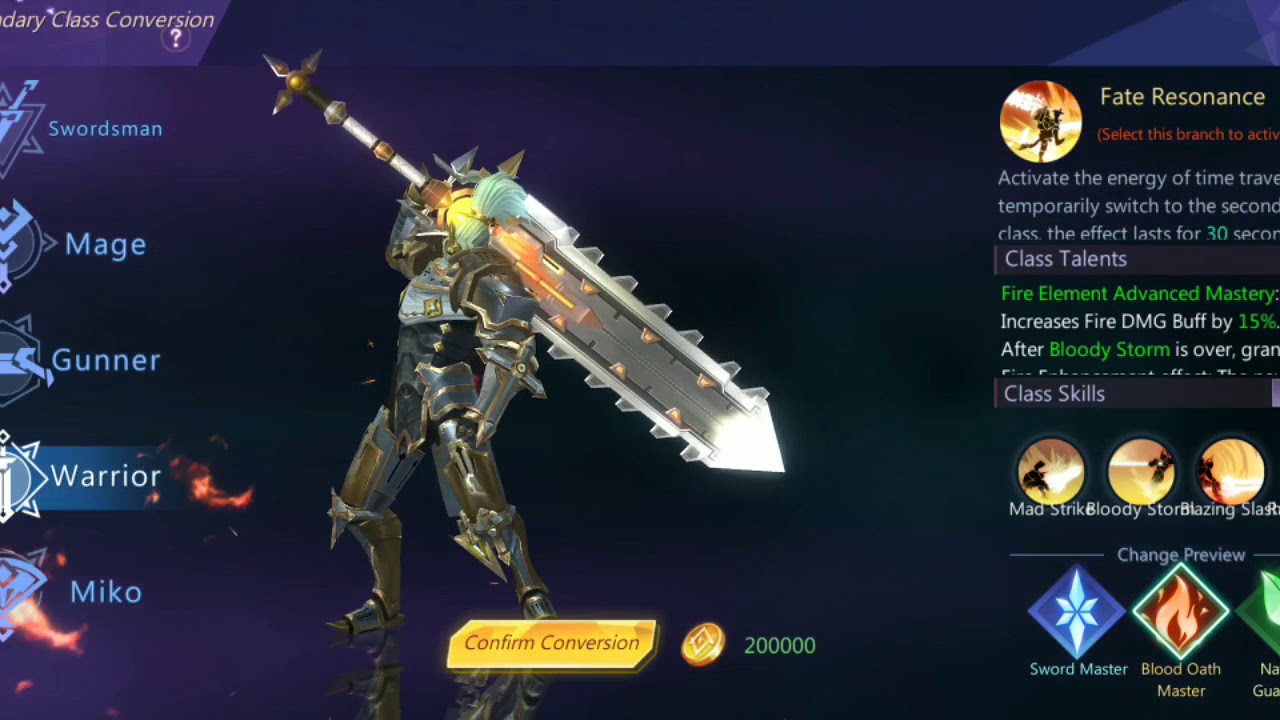 Eternal Sword M Swordsman Guide