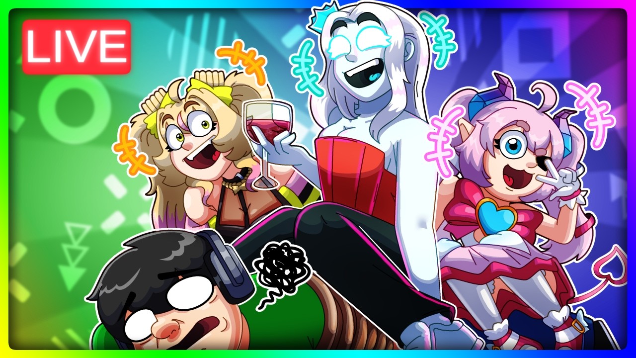 🔴 FOUR IDIOTS PLAY GAMES! IT'S GIRLS NIGHT ft Chibidoki, Nogla, and Pasta! 🔴
