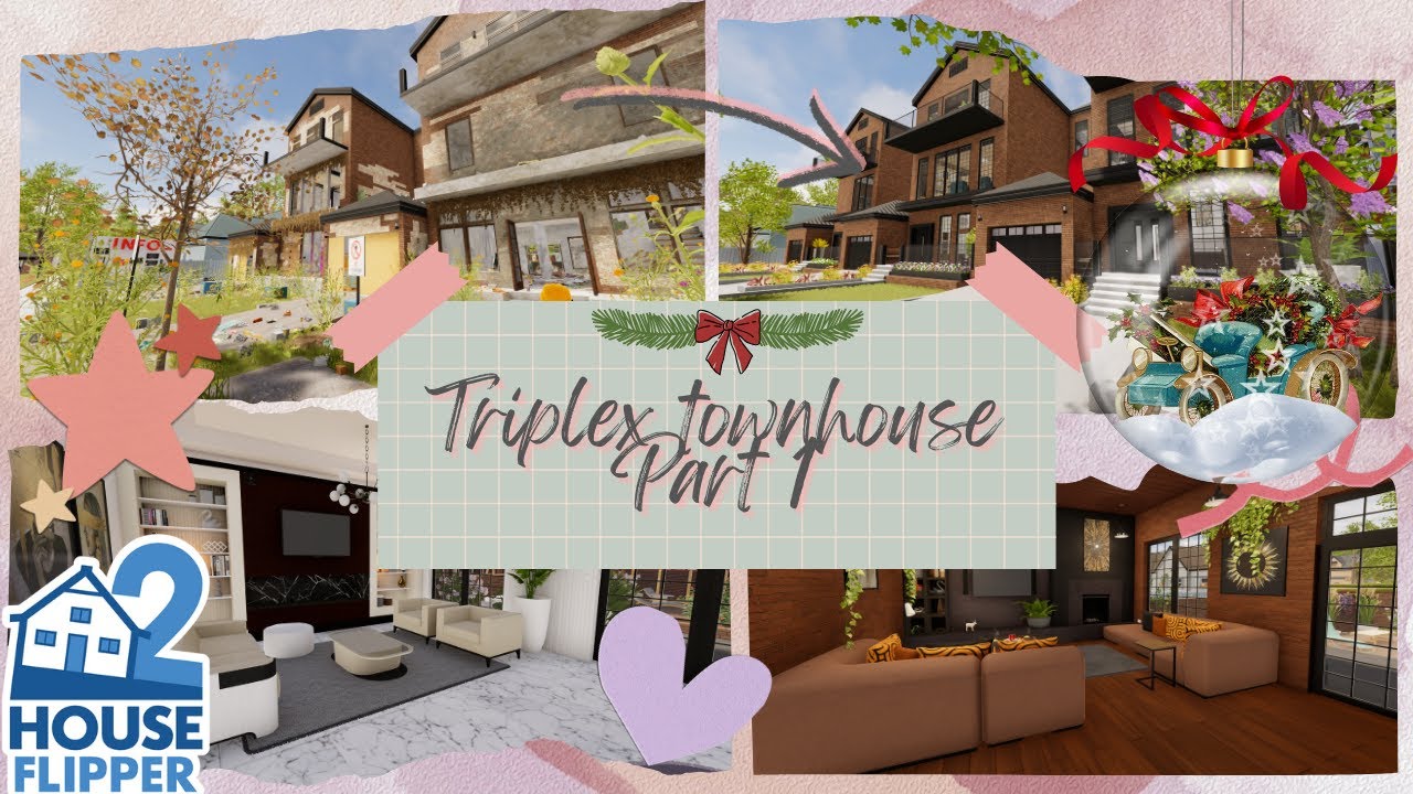 House Flipper 2 | Triplex townhouse Part 1🏘️| Longplay | No Commentary