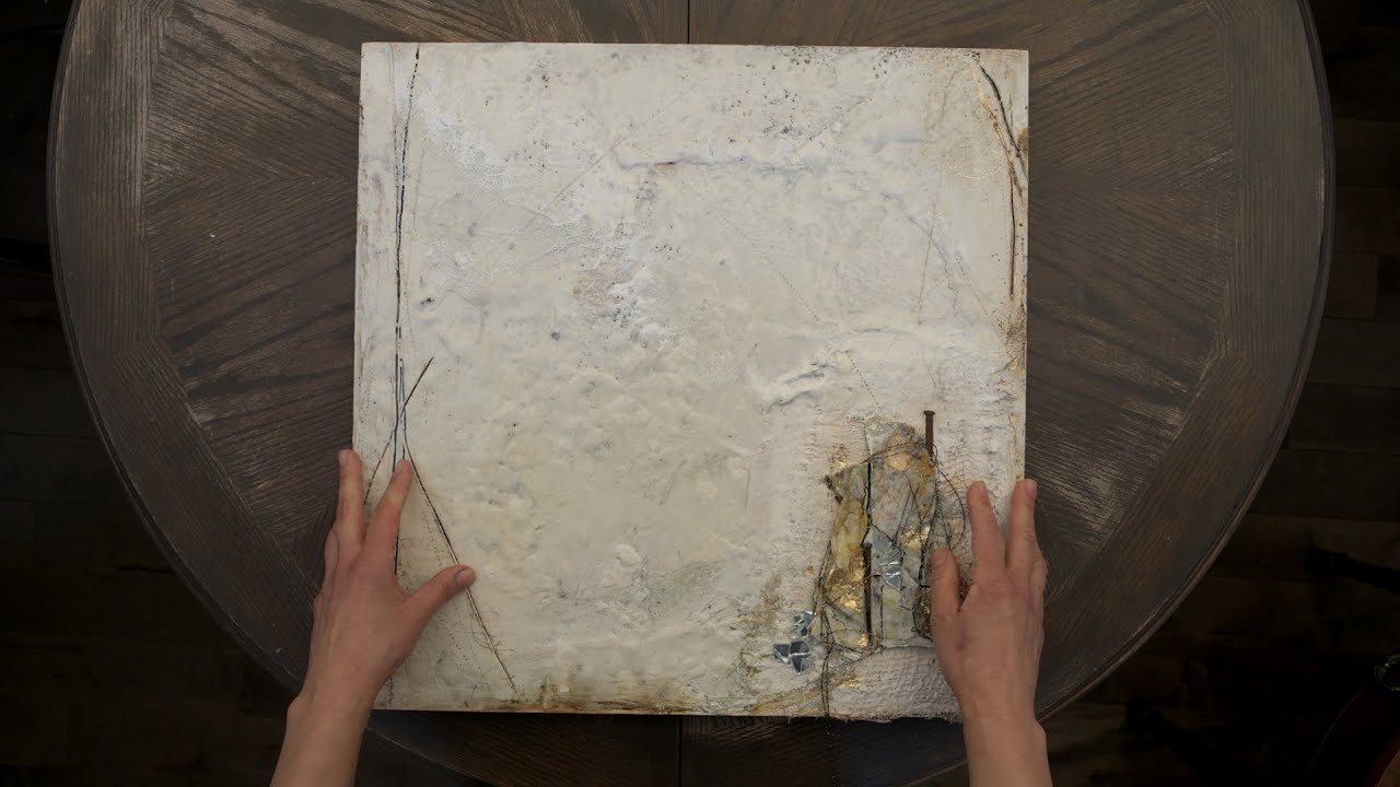 How to buff an encaustic painting