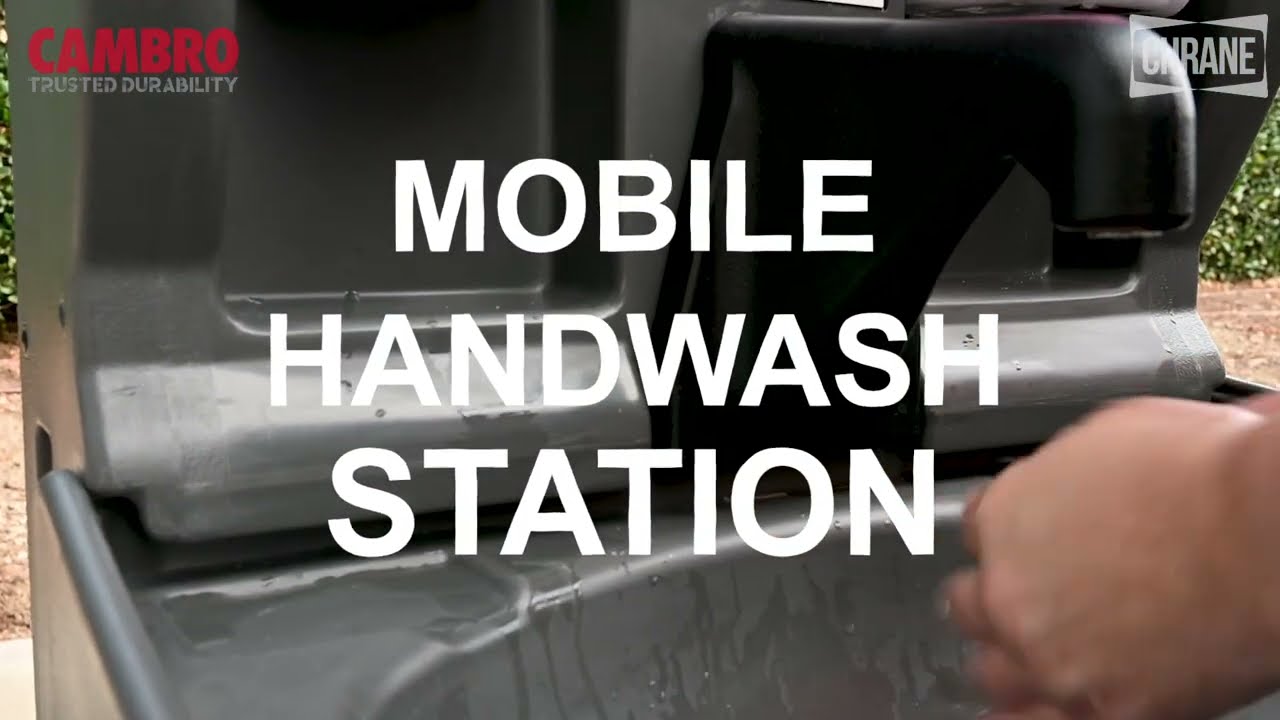 Cambro Manufacturing Mobile Handwash Station
