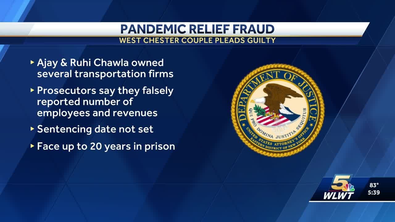 West Chester couple pleads guilty to fraudulently taking pandemic relief money