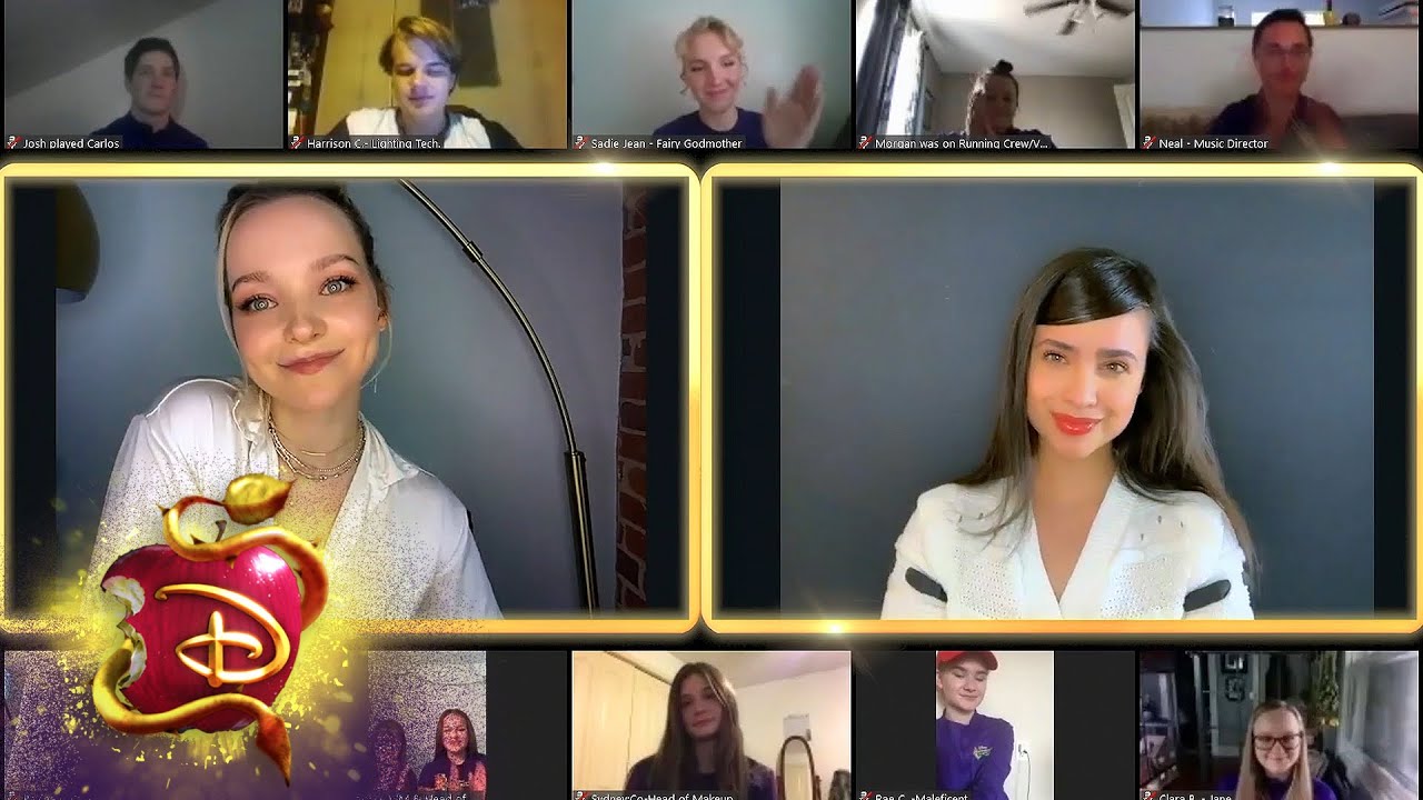 Dove and Sofia Surprise Fans on ZOOM! 💖| Descendants