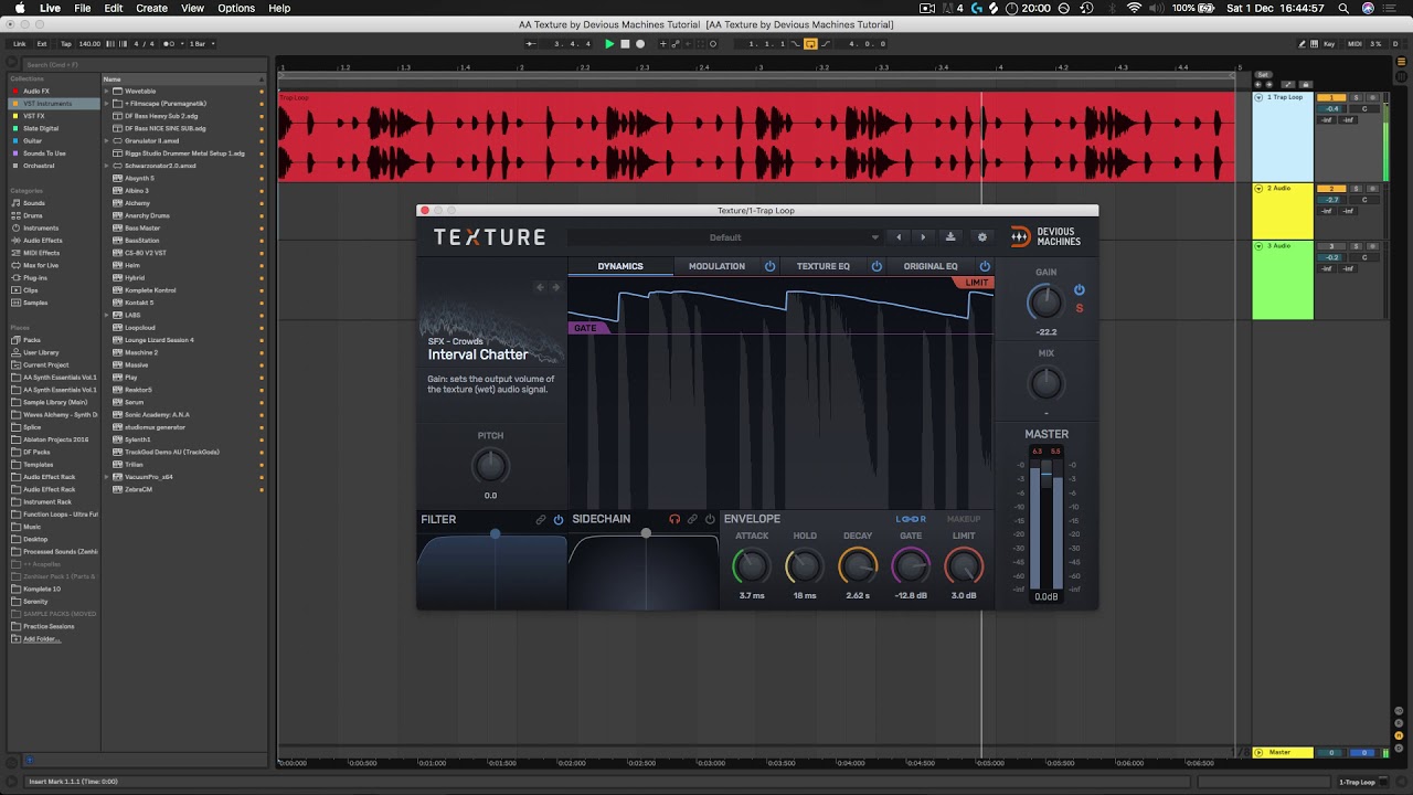 Texture by Devious Machines - Review / Demo / Tutorial (AA Plugin of the Week 10th Dec 2018)