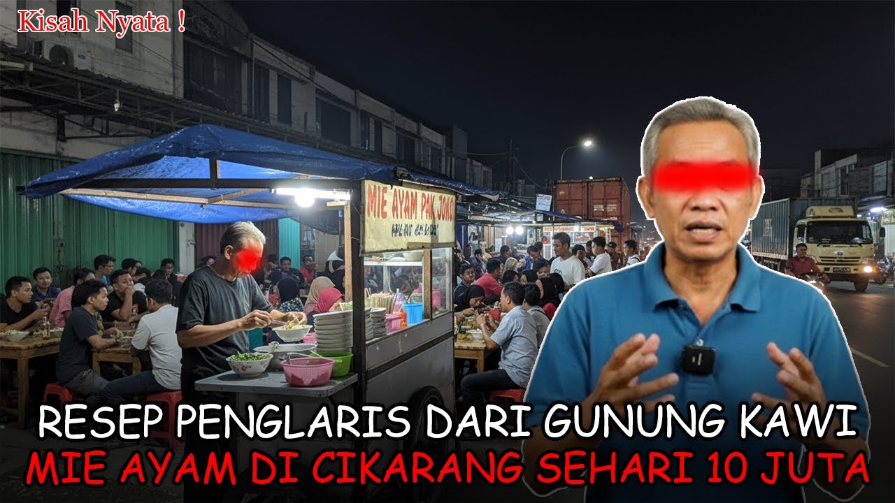 MODAL TEPUNG JADI 10 JUTA SEHARI ⁉️ LOGIKA DI BALIK RAMAINYA MIE AYAM CIKARANG YANG TAK MASUK AKAL