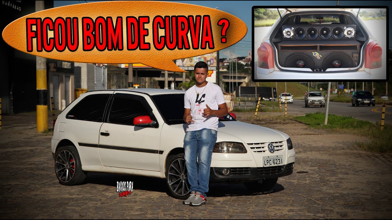 gol g4 susp. original (alto) aro 17 tala 7,5 FICA BOM DE CURVA ? + som com pen drive de bluetooth