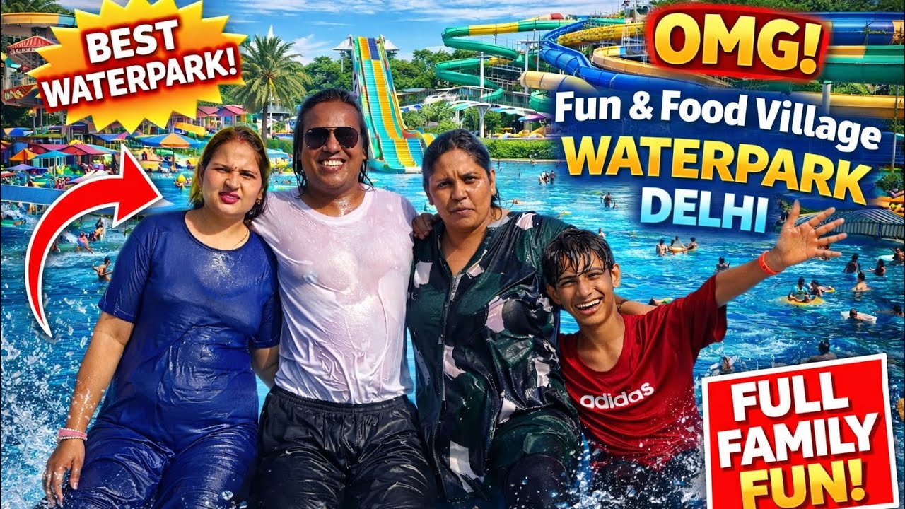 Delhi&rsquo;s Best Water Park 😱 Fun N Food Village Full Vlog | Ticket Price & Rides Review