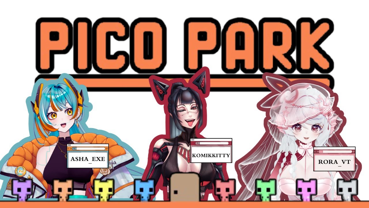 Ramming through PICO PARK w/ @ASHA_EXE  & @roravt