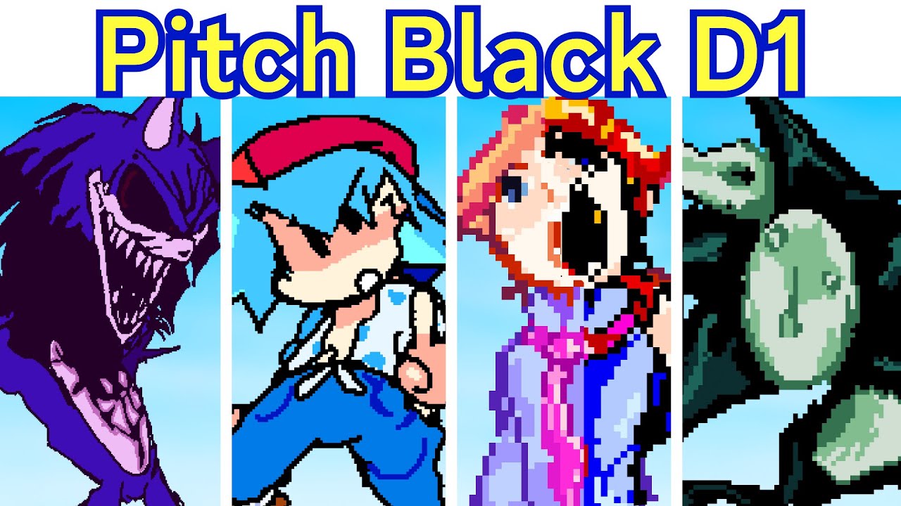 FNF VS FAKER/EXE, NO MORE INNOCENCE, PENDRIVE,... (FNF Pitch Black Destination 1)