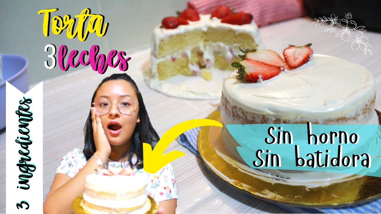 Torta 3 LECHES 🍰 | 3 Ingredientes 🙀 Estufa vs AirFryer | ¿Es Posible? | Jolene Silva 💛