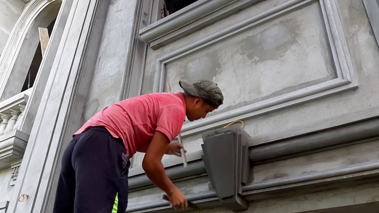 Kỹ thuật xây và đắp phào chỉ nhà tân cổ điển Pháp