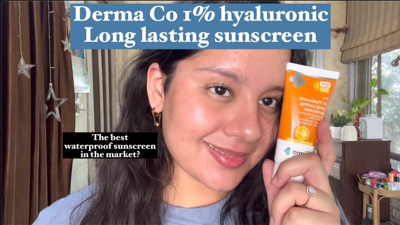 The Derma Co 1% hyaluronic acid long lasting sunscreen review || Dr. Rakshita
