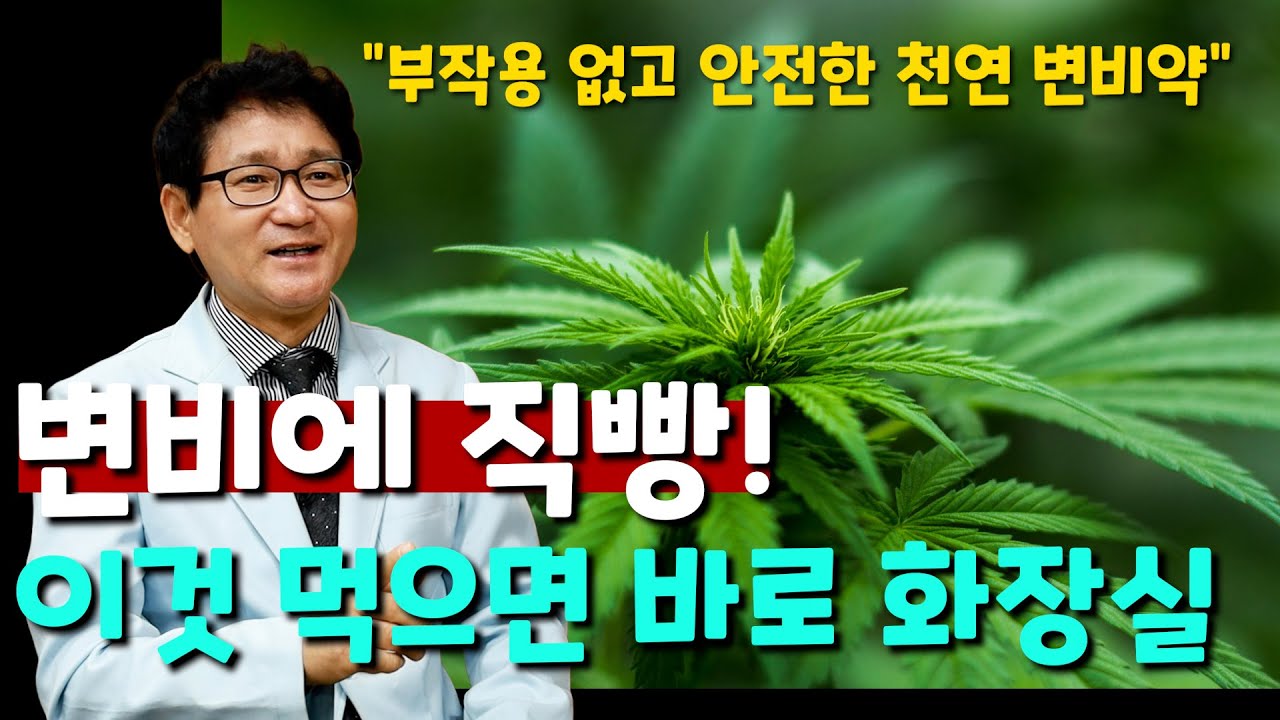 변비에직빵! 이것 먹으면 바로 화장실로 달려갑니다 [약초방송]