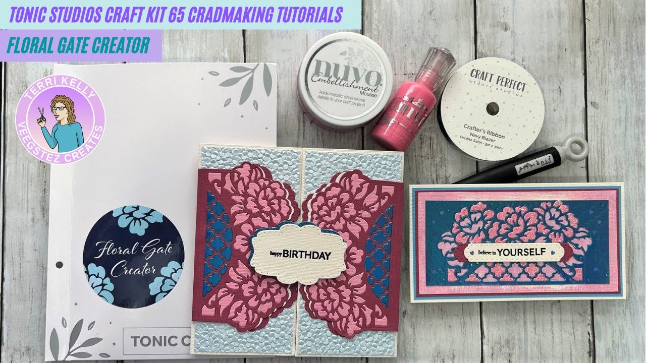 Tonic Studios Craft Kit 65 Floral Gate Creator - Unboxing and Tutorials