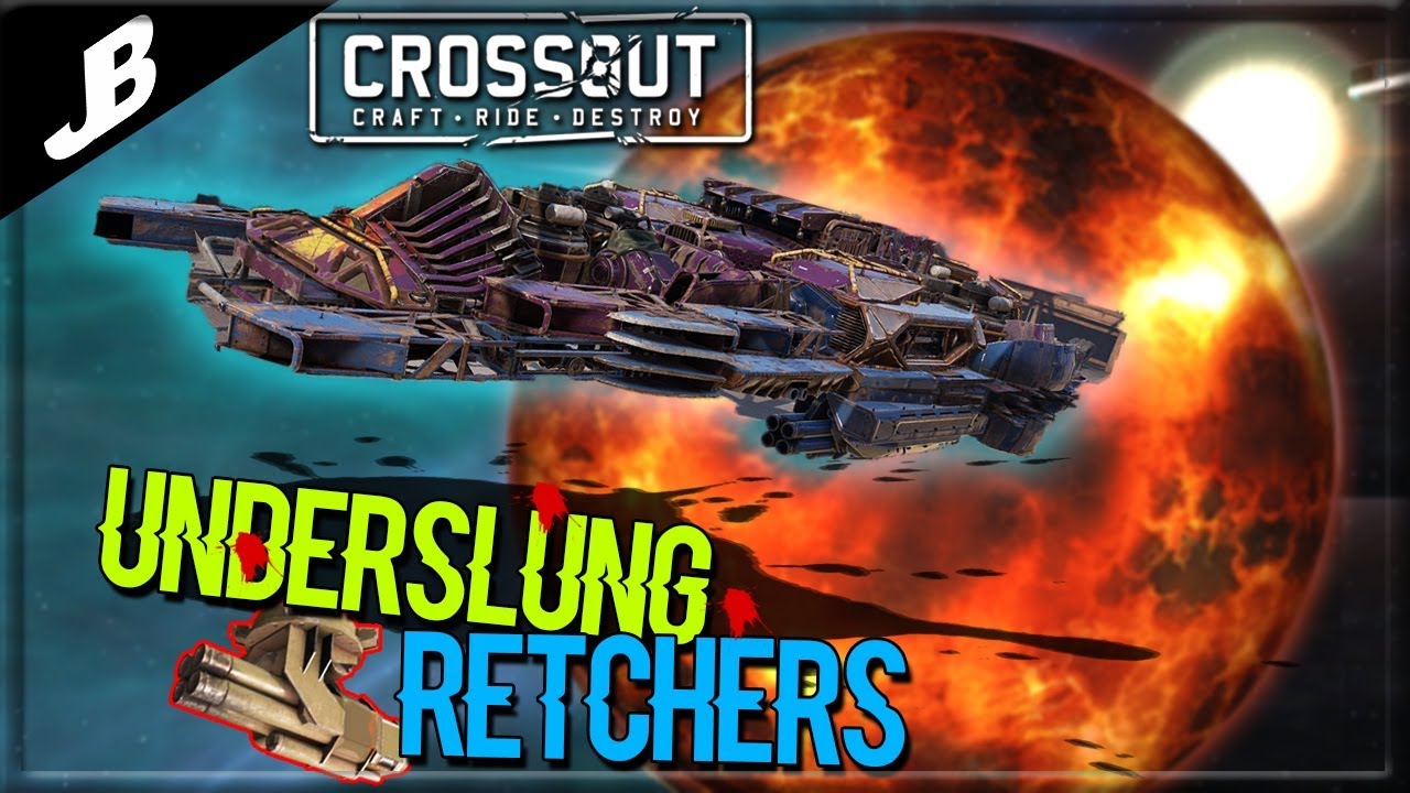 Underslung Retcher Hover + Harpy Cabin BIG EXPLOSIONS - Crossout Gameplay