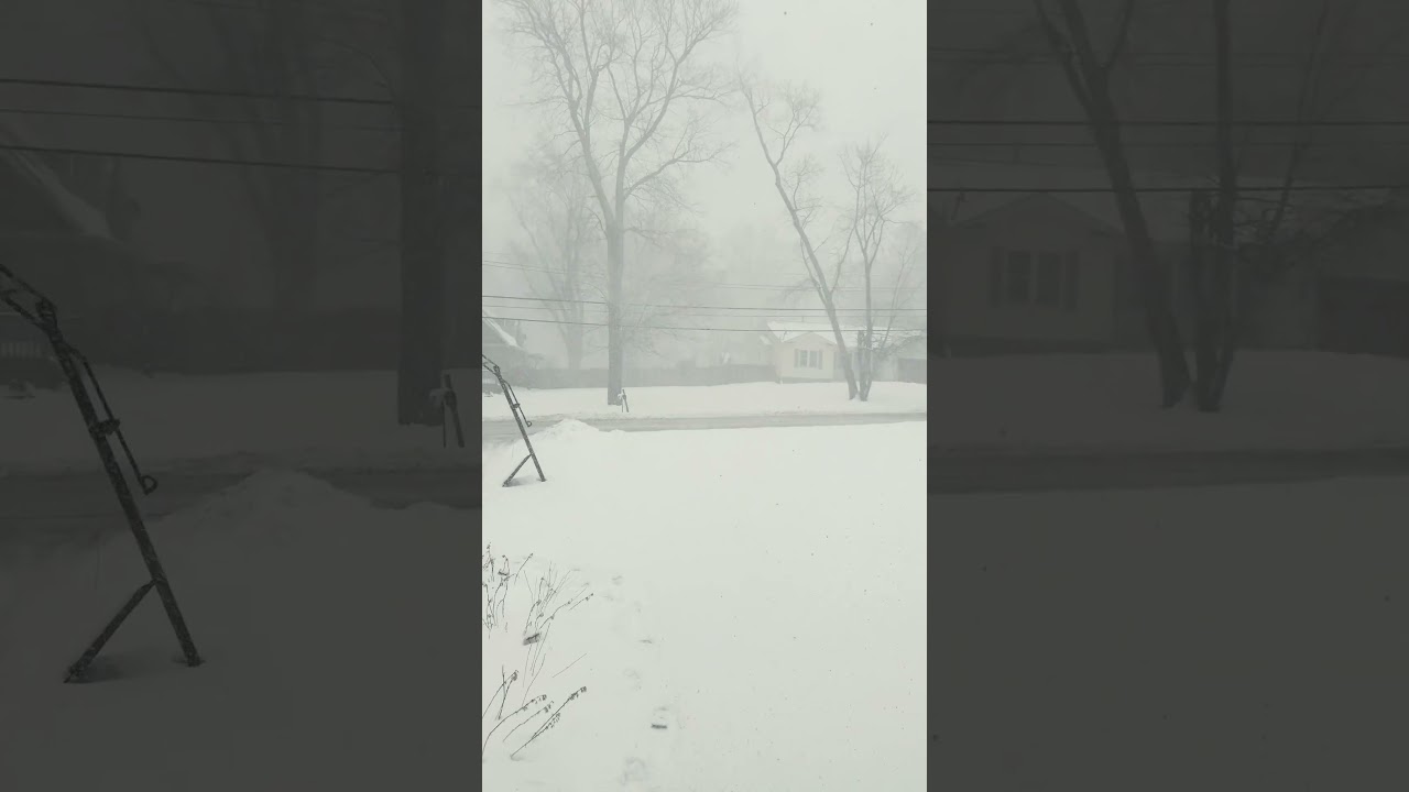 Snow Squall came out of nowhere emergency alert!