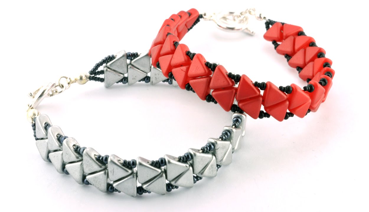 Passing Arrows Bracelet using Khéops® Par Puca Beads®