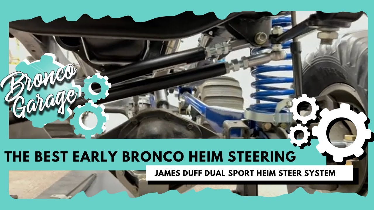 Лучшая ранняя система рулевого управления Bronco Heim — система рулевого управления Dual Sport He...