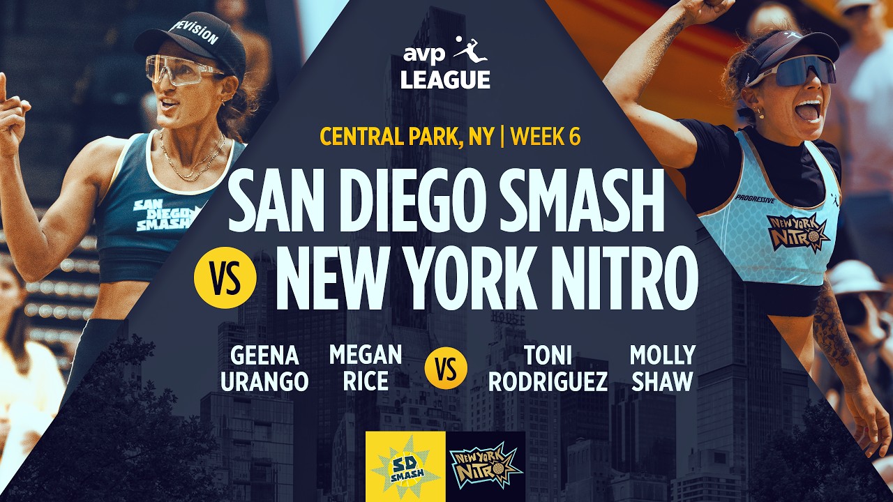 AVP LEAGUE WEEK 6 - San Diego Smash v New York Nitro (Women)