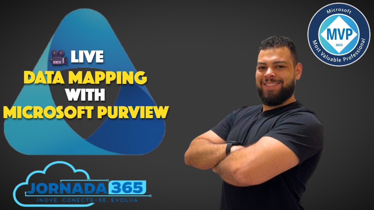 🎥🔴 Live – Data Mapping com Microsoft Purview ☁️💻