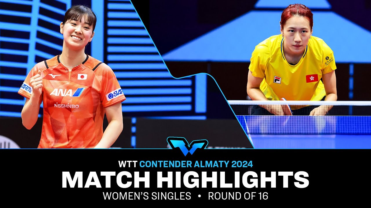Miyu Nagasaki vs Zhu Chengzhu | WS R16 | WTT Contender Almaty 2024