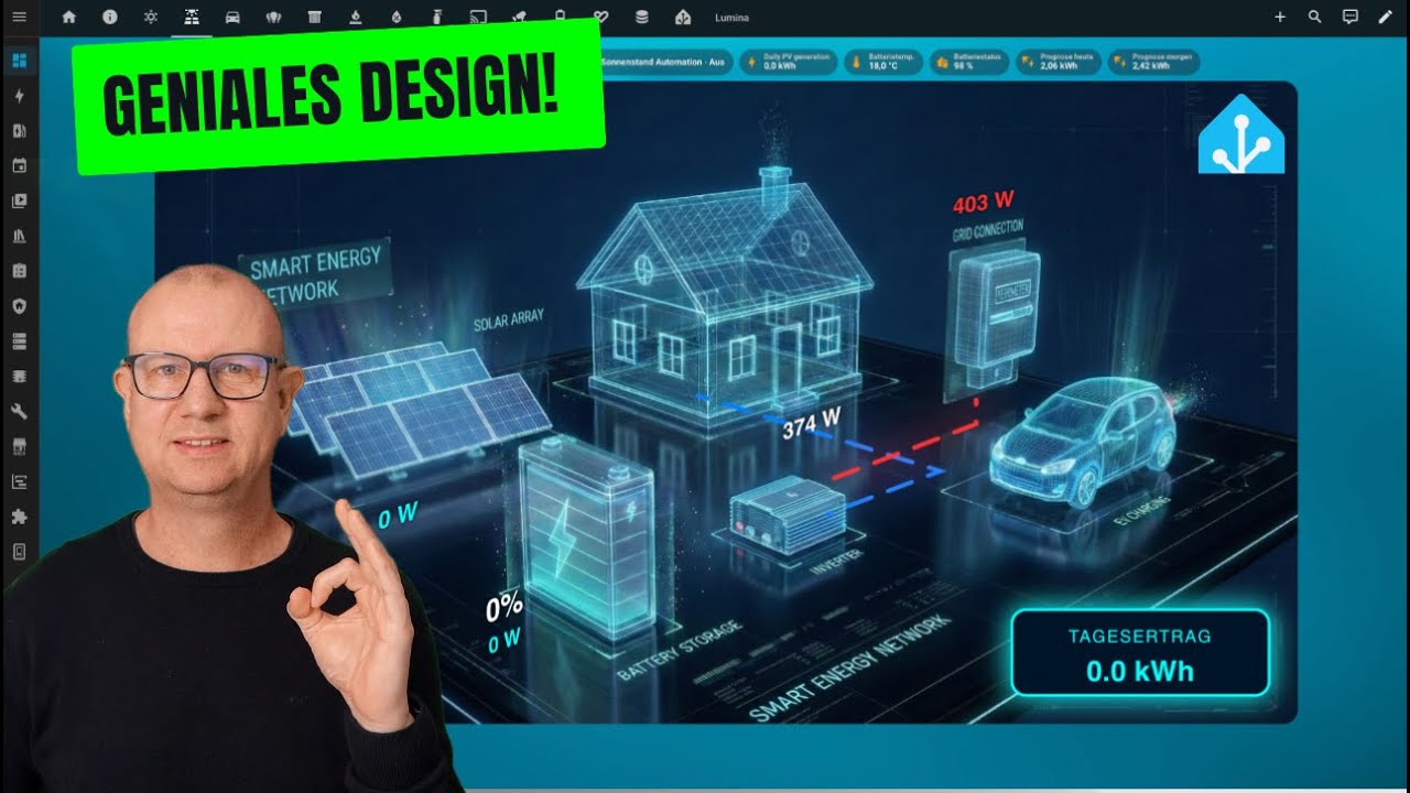 Lumina Energy Card: The BEST energy flow map for Home Assistant?