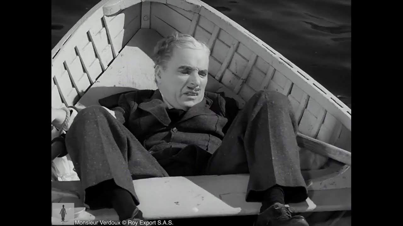 Charlie Chaplin & Martha Raye - Rowboat Scene (Monsieur Verdoux)