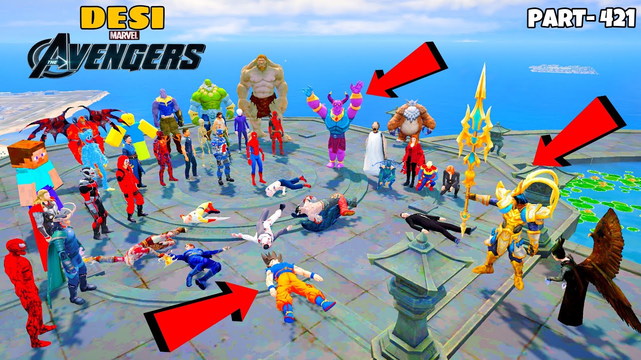 DESI Avengers Face The Fury of FINAL GOD in GTA 5 | GTA V MODS #421