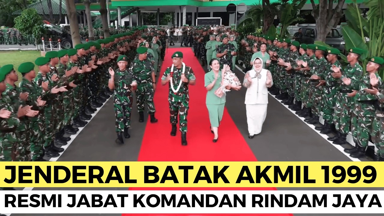 DETIK DETIK PENYAMBUTAN DANRINDAM JAYA BRIGJEN TNI JANSEN P. NAINGGOLAN JADI KOMANDAN RINDAM JAYA