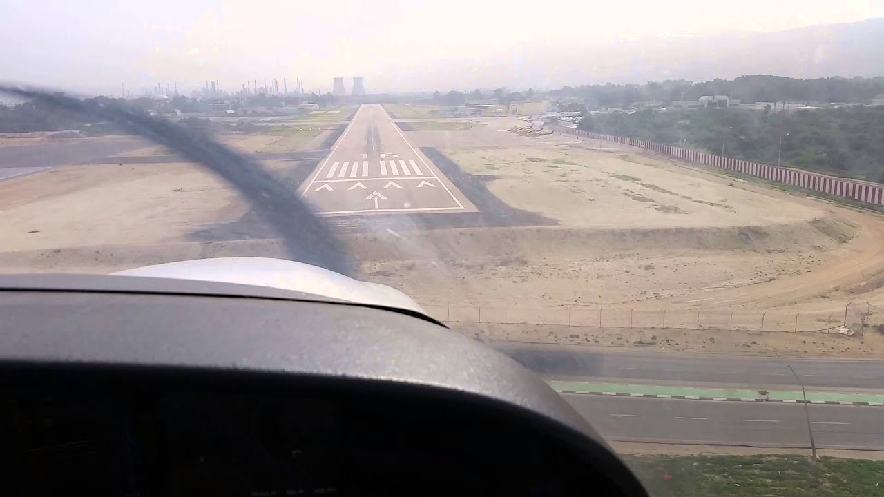 Landing on rwy 16 in haifa airport(LLHA)