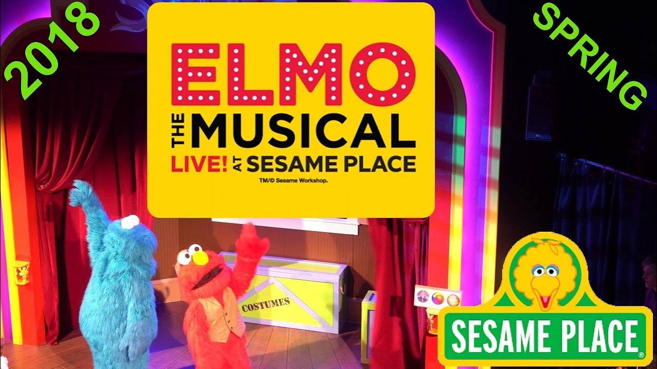 Vintage May 2018 Elmo the Musical Live @ Sesame Street /  Sesame Place Langhorne Pennsylvania