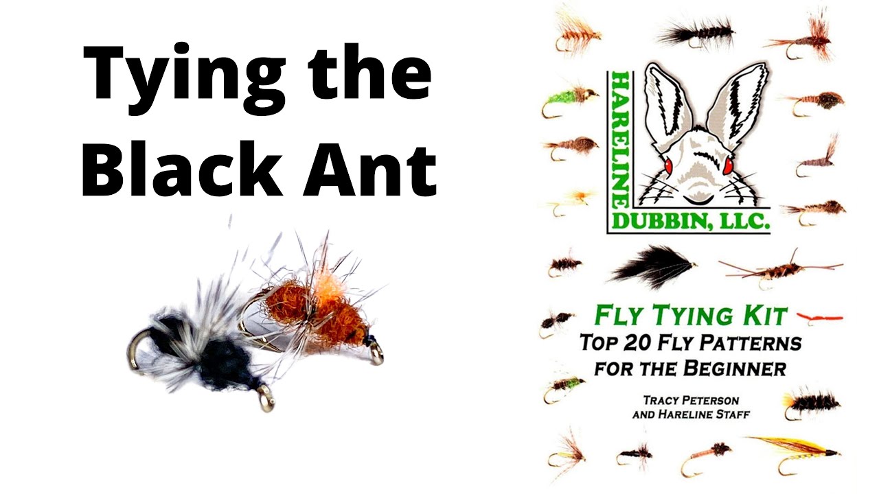 Fly Tying the Black Ant - Hareline Fly Tying Material Kit