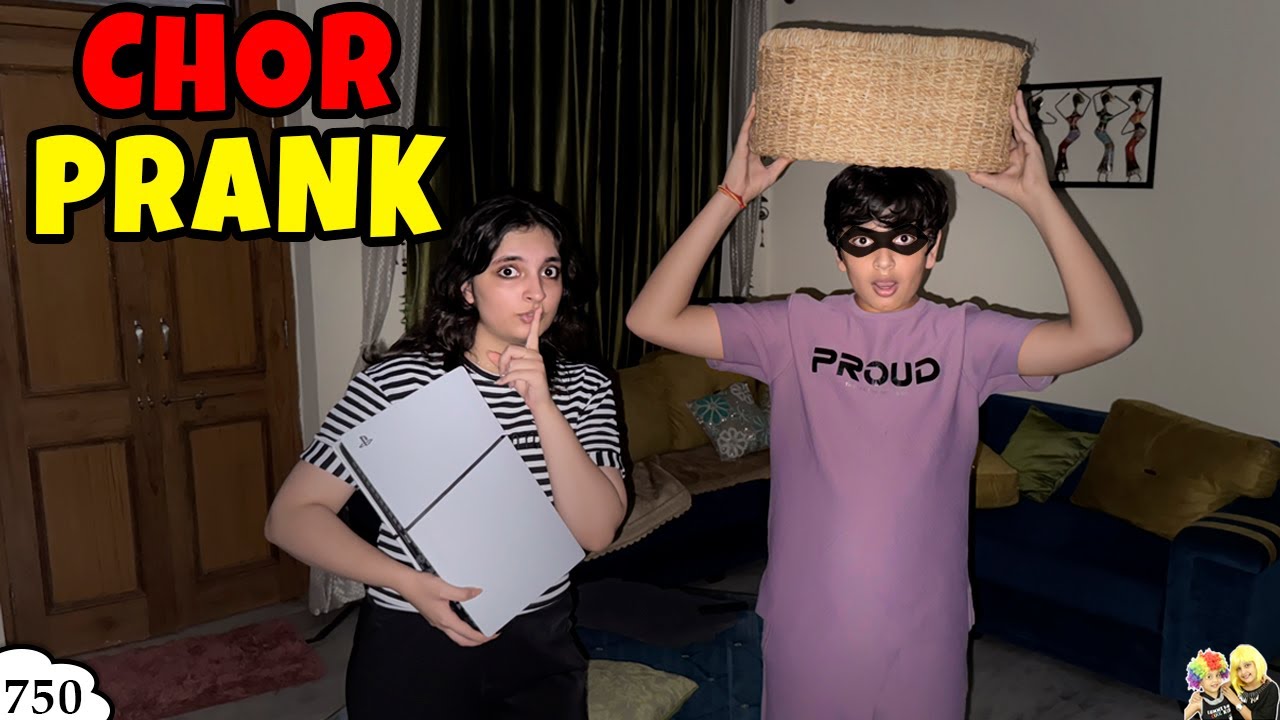 CHOR PRANK | Ep 750 | Aayu Pihu ban gaye chor | Aayu and Pihu Show