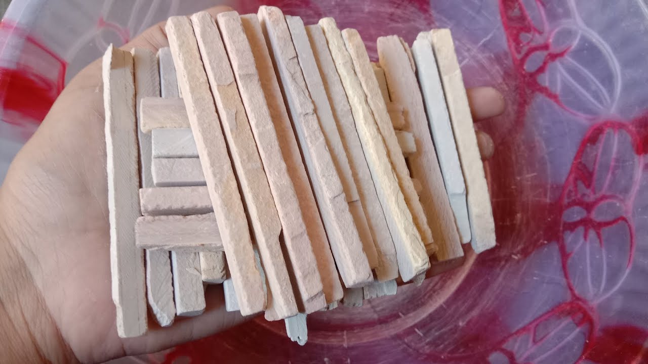 Oddly Satisfying Slate Pencils Cleaning ASMR ❤️