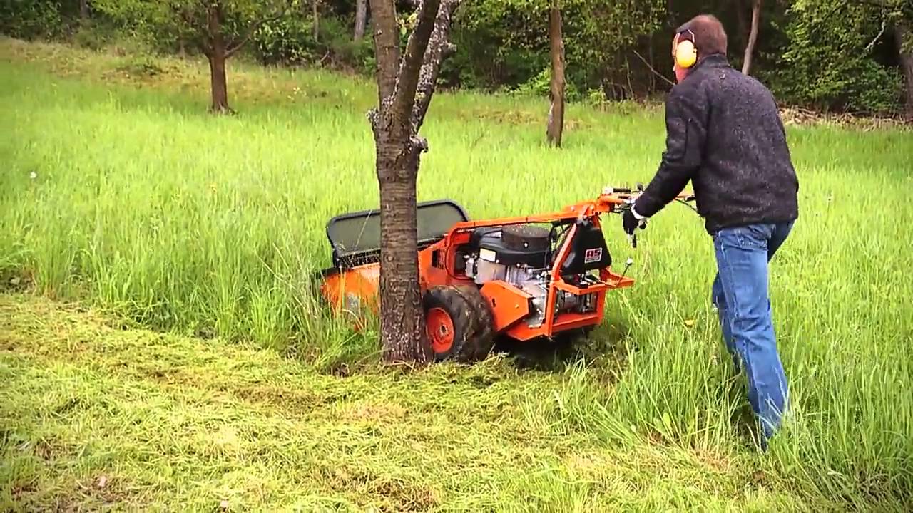 AS-Motor AS 901 SM Schlegelmäher Wiesenmäher im Einsatz