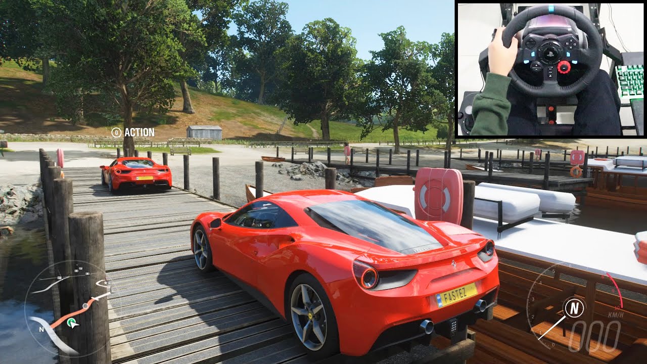 Ferrari 488 GTB - Forza Horizon 4 Online | Logitech g29 gameplay