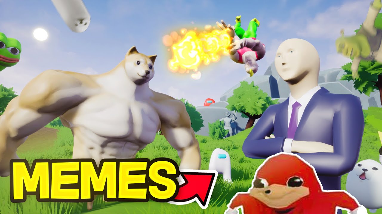 J'ai CR&Eacute;&Eacute; un Jeu MULTIJOUEUR avec des MEMES ! (DogeFight)