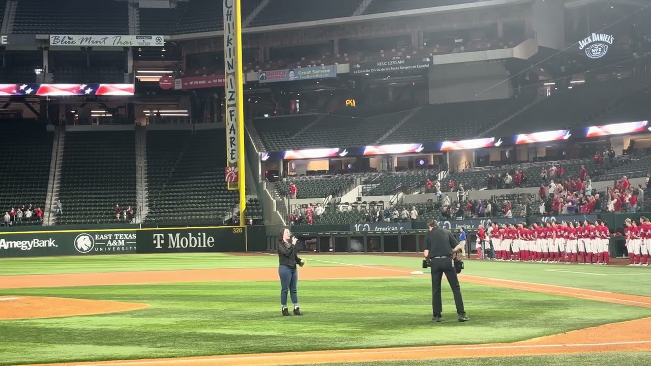 National Anthem @ Amegy Bank College Baseball Series