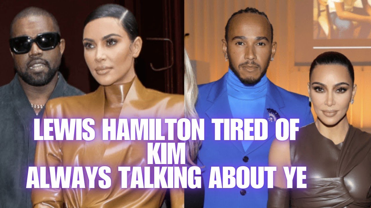 Льюис Хэмилтон уже устал от Ким, она слишком много говорит о Канье Уэсте.