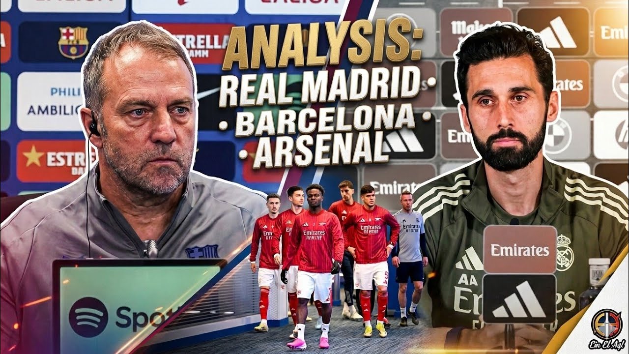 ريال مدريد بين الإصابات ومعضلة آربيلوا 🏥🩹، برشلونة ريمونتادا غير مكتملة 📈، وهل أرسنال حسم الدوري؟ 🏆