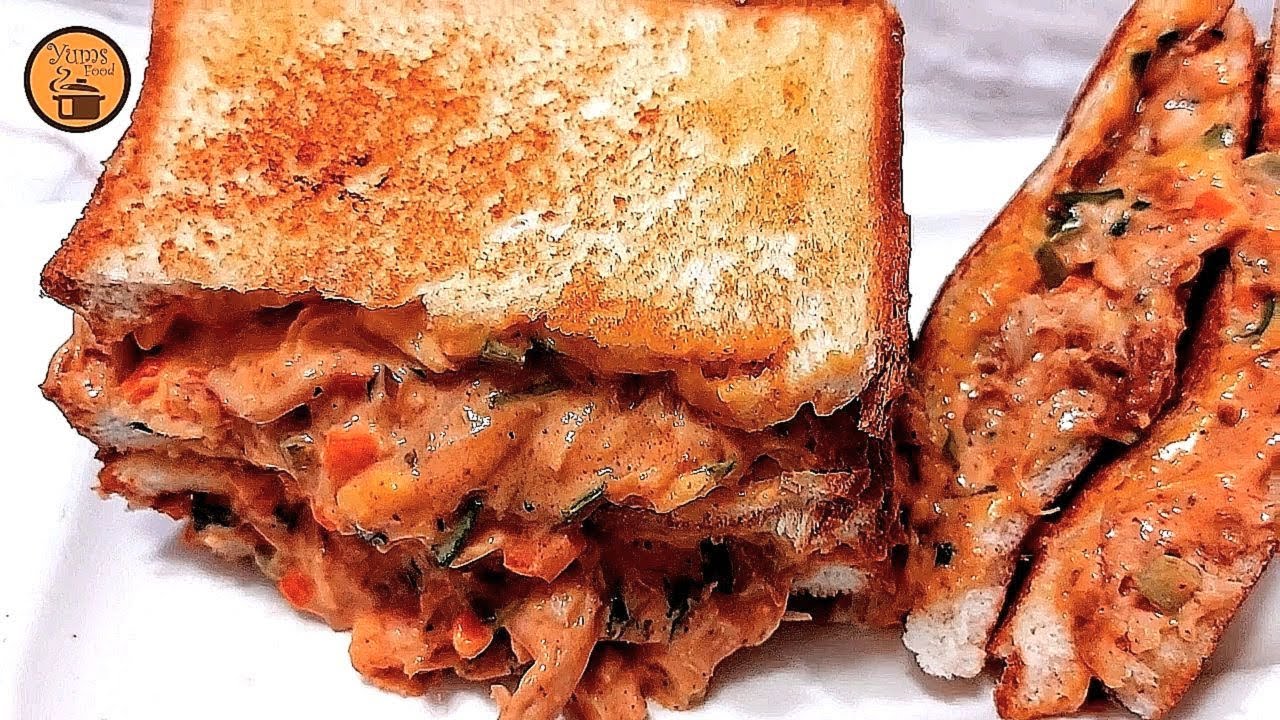 Chicken melt sandwich recipe yums food | chicken sandwich recipe | chicken sandwich kaise banaen