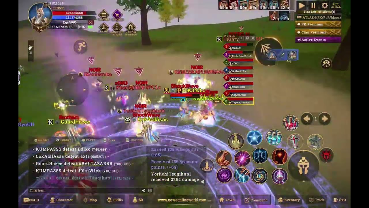 Nowa Online World Battle Priest PK (:::K3N3:::)