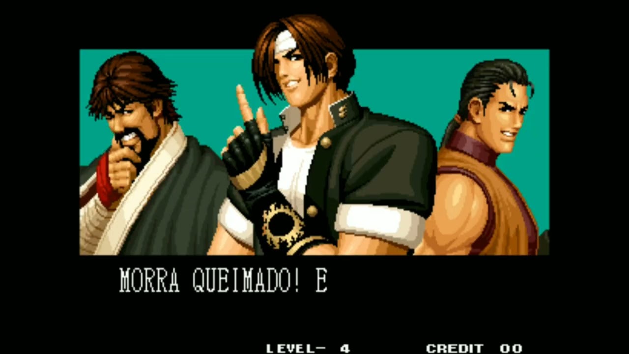 THE KING OF FIGHTERS 95 NEO GEO MVS ARCADE LEVEL 4 KYO KUSANAGI SAISYU KUSANAGI ROBERT GARCIA